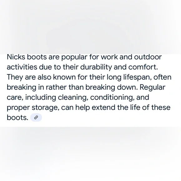 Nicks‎ Boots handmade Classic Brown Leather Boots